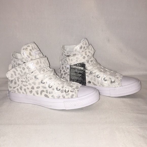 Converse Shoes - New Converse CTAS Hi Top Leopard Print Sneakers